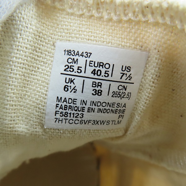 実際に弊社で買取させて頂いたOnitsuka Tiger/オニツカタイガー MEXICO 66 PARATY/メキシコ66 パラティ スニーカー 1183A437 25.5の画像 5枚目