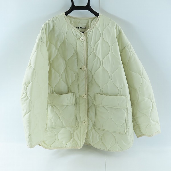 実際に弊社で買取させて頂いたRAY BEAMS/レイビームス キルティング ノーカラー ブルゾン 61-18-0020-111/0