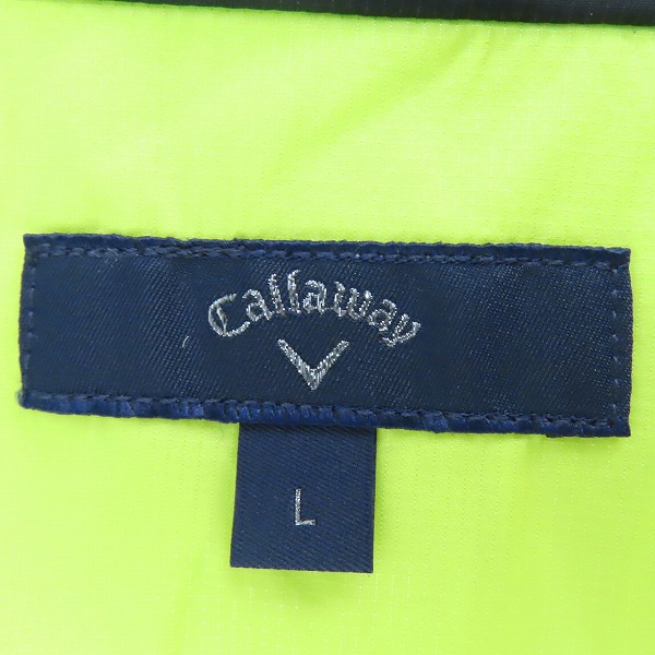 実際に弊社で買取させて頂いた【未使用】Callaway/キャロウェイ ゴルフウェア ストレッチ フルジップブルゾン 241-1115500/Lの画像 2枚目