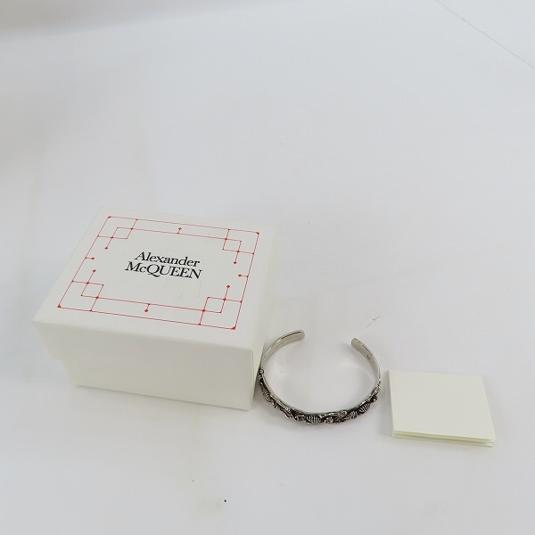 実際に弊社で買取させて頂いたALEXANDER McQUEEN/アレキサンダーマックイーン スカル バングル の画像 9枚目