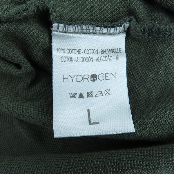 実際に弊社で買取させて頂いたHYDROGEN/ハイドロゲン ワッペン ポロシャツ Lの画像 4枚目
