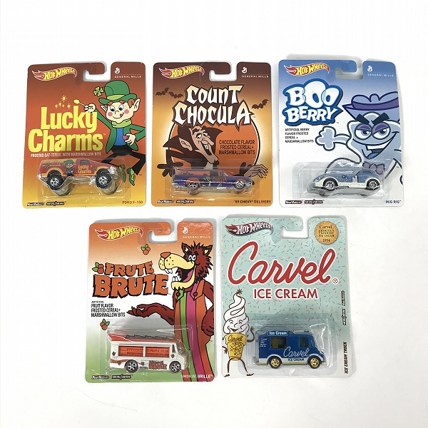 実際に弊社で買取させて頂いた【おまとめ/未開封】Hot Wheels/ホットウィール GENERAL MILLS 59 CHEVY DELIVERY/ICE CREAM TRUCK 他
