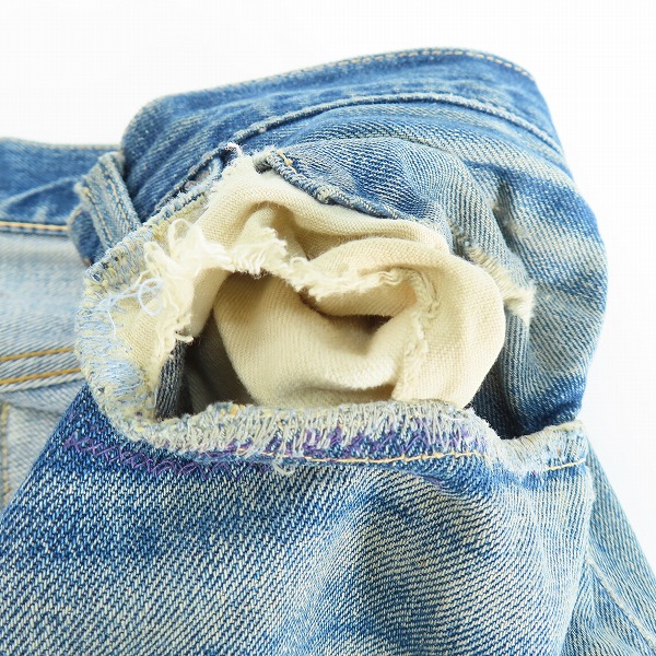 実際に弊社で買取させて頂いたLEVI'S/リーバイス ボタン裏刻印4 足長R ボタンフライ デニムパンツ/ジーンズの画像 7枚目