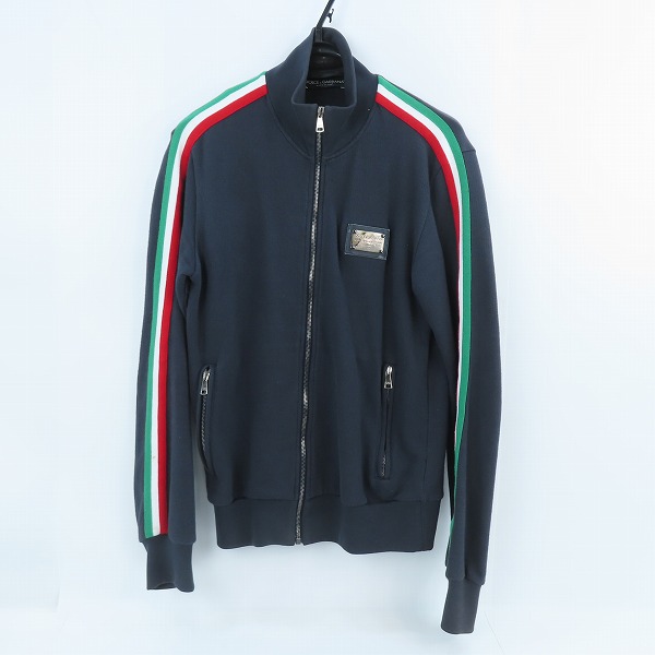 実際に弊社で買取させて頂いたDOLCE&GABBANA/ドルチェ&ガッバーナ ロゴプレート ジップアップ ジャージ/52