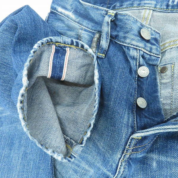 実際に弊社で買取させて頂いたHYSTERIC GLAMOUR/ヒステリックグラマー RSM加工 ストレート デニムパンツ 0241AP10/29の画像 5枚目