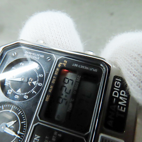 実際に弊社で買取させて頂いたCITIZEN/シチズン ANA-DIGI TEMP/アナデジテンプ 腕時計 JG2101-78E/8989-S116864の画像 5枚目