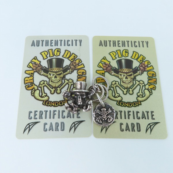 実際に弊社で買取させて頂いた【ギャラ付/カスタム】CRAZY PIG/クレイジーピッグ チーキーゴメス w/コイン ペンダントの画像 9枚目