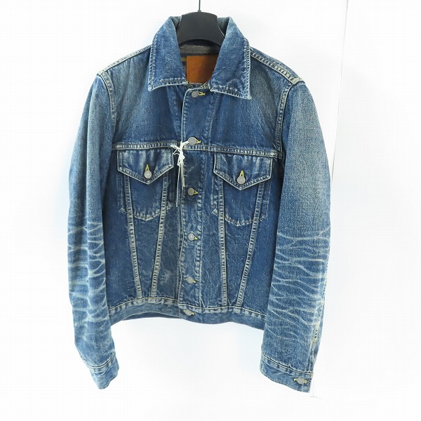 実際に弊社で買取させて頂いた【未使用】MARKAWARE/マーカウエア 襟着脱 3rd デニムジャケット 替え襟ボア付き A11C-14BL11C/2