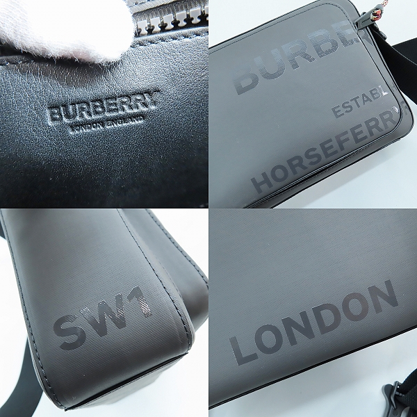 実際に弊社で買取させて頂いたBURBERRY/バーバリー ホースフェリープリント TBロゴ ショルダーバッグ 8043713の画像 7枚目