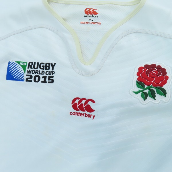 実際に弊社で買取させて頂いたadidas/アディダス CANTERBURY/カンタベリー ニュージーランド/イングランド代表 RWC2015 ユニフォーム/ジャージ 2点セットの画像 4枚目