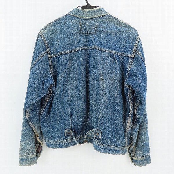 実際に弊社で買取させて頂いたLEVIS/リーバイス 519XX 1st/ファースト ブランケット付き ビンテージ/ヴィンテージ デニムジャケットの画像 1枚目