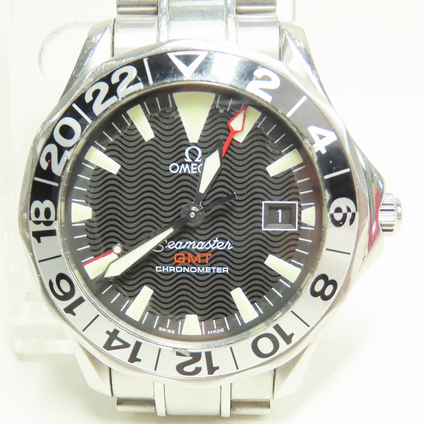 実際に弊社で買取させて頂いたOMEGA/オメガ シーマスター 50YEARS GMT クロノメーター デイト 自動巻腕時計