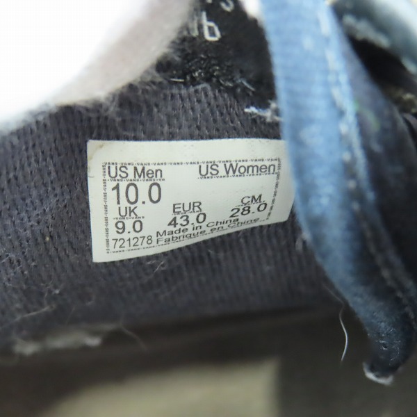 実際に弊社で買取させて頂いたWTAPS×VANS VAULT/ダブルタップス×バンズ ボルト コラボ OG ERA Navy/croc/エラ スニーカー VN0A3CXNU9U/28の画像 5枚目