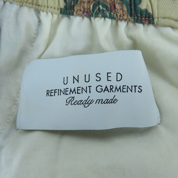 実際に弊社で買取させて頂いたUNUSED/アンユーズド  総柄 イージー パンツ/1の画像 2枚目