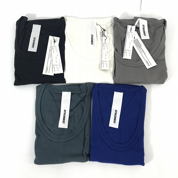 実際に弊社で買取させて頂いた【おまとめ/未使用含む】ATTACHMENT/アタッチメント 7分袖 カットソー