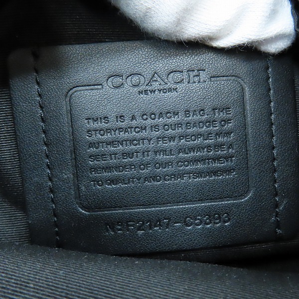 実際に弊社で買取させて頂いたCOACH/コーチ トンプソン/ウエストバッグ・ボディバッグ C5393の画像 6枚目