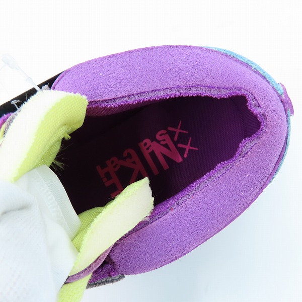 実際に弊社で買取させて頂いた【未使用】NIKE×KAWS×SACAI/ナイキ×カウズ×サカイ BLAZER LOW/ブレーザーロー パープルダスク DM7901-500/27の画像 4枚目