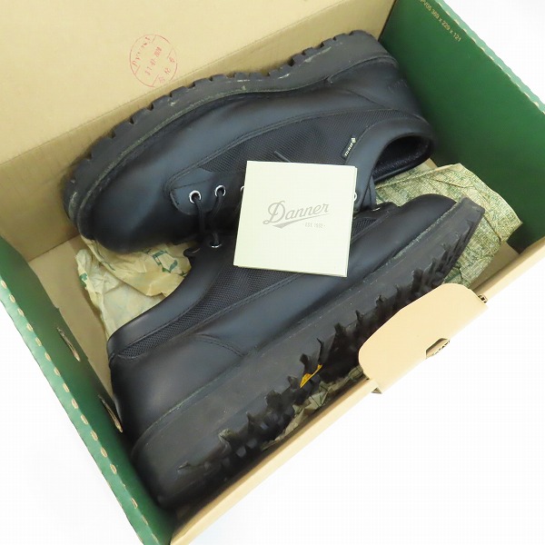 実際に弊社で買取させて頂いたDanner/ダナー FIELD LOW フィールドロー GORE-TEX ゴアテックス ブーツ ブラック D121008/27.5の画像 8枚目