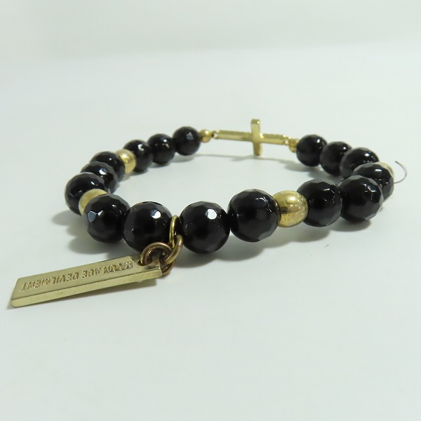 実際に弊社で買取させて頂いたMoonage Devilment/ムーンエイジデビルメント クロス ブレスレットの画像 4枚目