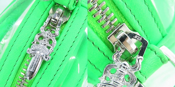 実際に弊社で買取させて頂いたCHROME HEARTS/クロムハーツ TAKA MINI/タカミニ ビニール ショルダーバッグの画像 6枚目