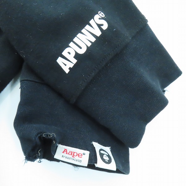 実際に弊社で買取させて頂いたAAPE BY A BATHING APE/エーエイプバイアベイシングエイプ ハーフジップ パーカー/Lの画像 6枚目