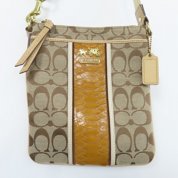 実際に弊社で買取させて頂いたCOACH/コーチ シグネチャー ショルダーバッグ 41612
