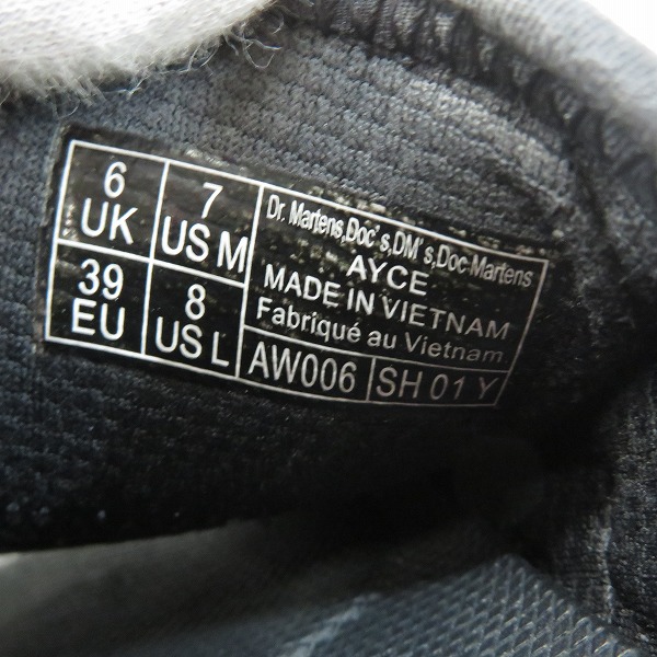 実際に弊社で買取させて頂いたDR.MARTENS/ドクターマーチン AYCE スライドサンダル 30852001/UK6の画像 5枚目