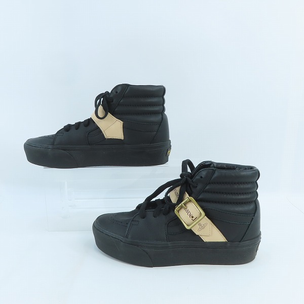 実際に弊社で買取させて頂いたVANS×VIVIENNE WESTWOOD/バンズ×ヴィヴィアン ウエストウッド SK8-high/スケートハイ VN0A4BTUXKP1/23.5の画像 3枚目
