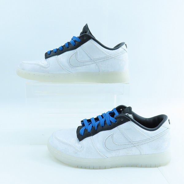実際に弊社で買取させて頂いたNIKE×CLOT×FRAGMENT DESIGN/ナイキ×クロット×フラグメント デザイン DUNK LOW SP/ダンクロー FN0315-110 /25.5の画像 3枚目