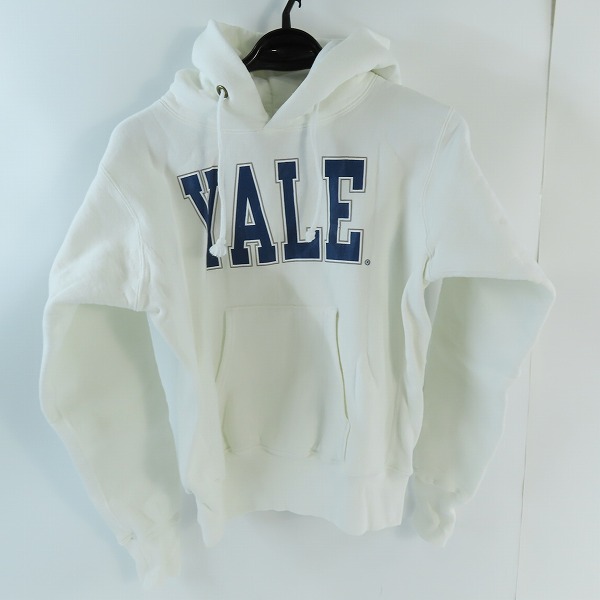実際に弊社で買取させて頂いたChampion/チャンピオン 赤タグ復刻 USA製 YALE UNIVERSITY スウェット パーカー C5-U101/M