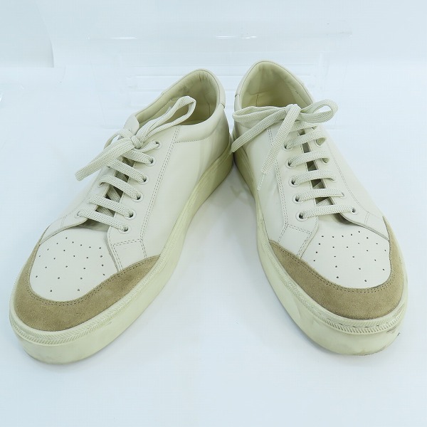 実際に弊社で買取させて頂いたEMPORIO ARMANI/エンポリオアルマーニ レザースニーカー X2X144 10