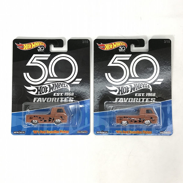 実際に弊社で買取させて頂いた【おまとめ/未開封】Hot Wheels/ホットウィール 50周年 FAVORITES '60's FORD Econoline Pickup の画像 1枚目