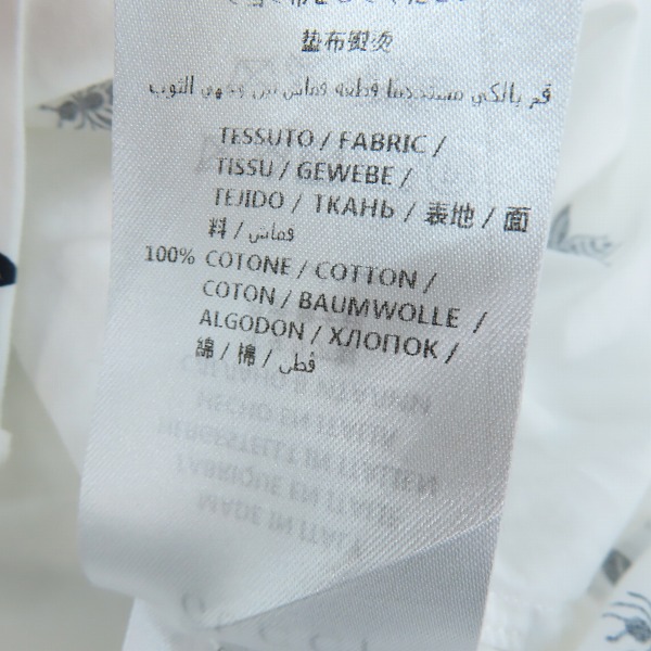 実際に弊社で買取させて頂いた【JPタグ】GUCCI/グッチ レギュラーカラー 総柄 シャツ 408602 Z374A/38の画像 3枚目