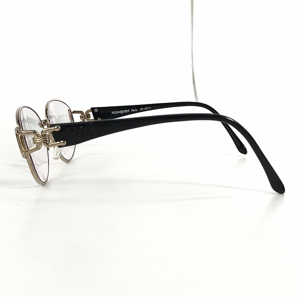 実際に弊社で買取させて頂いたYSL/Yves Saint Laurent/イブサンローラン 眼鏡/メガネフレーム/アイウェア YSL 30-0075の画像 1枚目