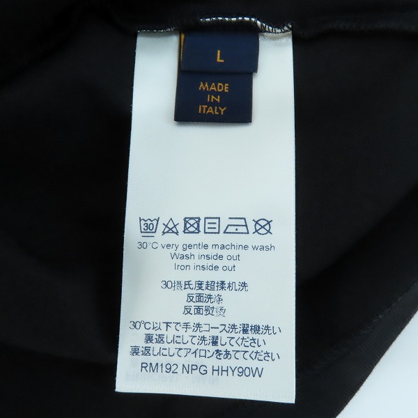 実際に弊社で買取させて頂いたLOUIS VUITTON/ルイヴィトン 19AW スモークプリントTシャツ/RM192 NPG HHY90W/Lの画像 3枚目