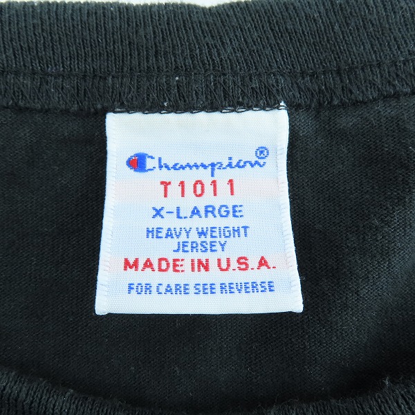 実際に弊社で買取させて頂いたChampion×PEANUTS/チャンピオン×ピーナッツ プリント Tシャツ XLの画像 2枚目