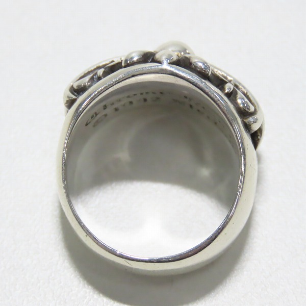 実際に弊社で買取させて頂いたCHROME HEARTS/クロムハーツ キーパーリング 20号の画像 5枚目