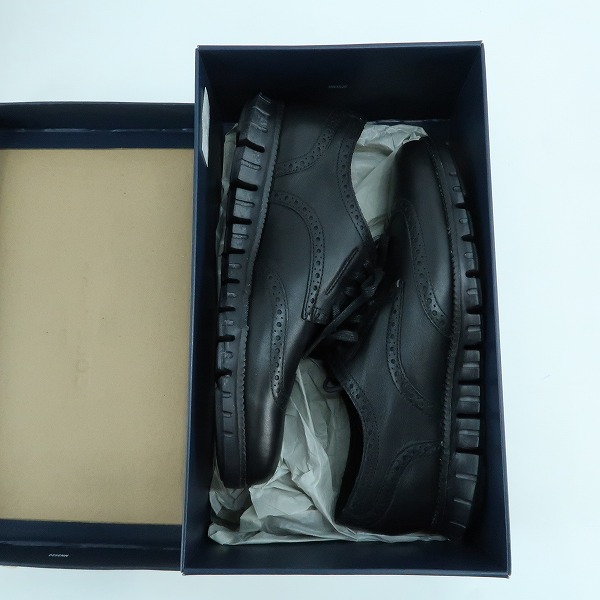 実際に弊社で買取させて頂いたCOLE HAAN/コールハーン ZEROGRAND WINGTIP OXFORD/ゼログランド ウィングチップ C22457/9.5の画像 7枚目