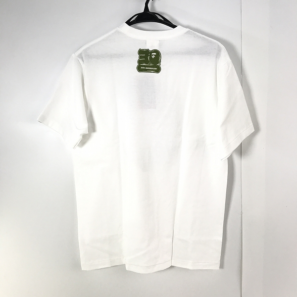 実際に弊社で買取させて頂いた【未使用】A BATHING APE/アベイジングエイプ 30TH ANNIVERSARY TEE #1/30周年記念限定 エイプヘッド Tシャツ/Mの画像 1枚目