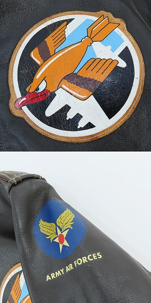 実際に弊社で買取させて頂いたBUZZ RICKSON'S/バズリクソンズ A-2 ホースハイド/馬革 フライトジャケット M83086 /40の画像 9枚目
