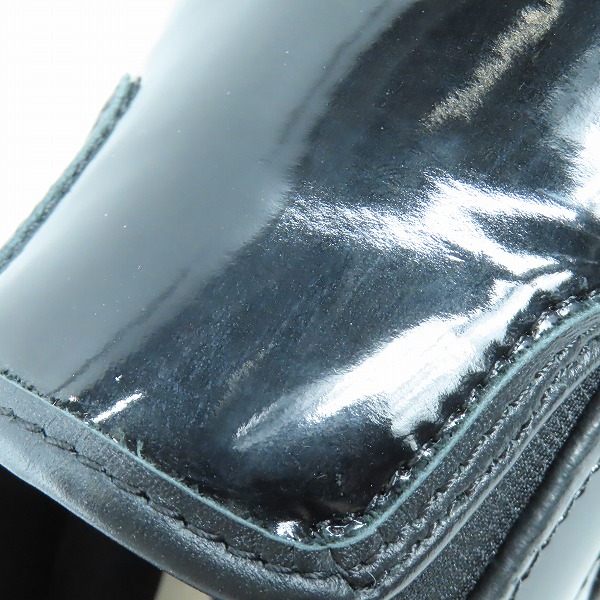 実際に弊社で買取させて頂いたMoonage Devilment/ムーンエイジデビルメント エナメル スリッポン シューズ 42の画像 6枚目