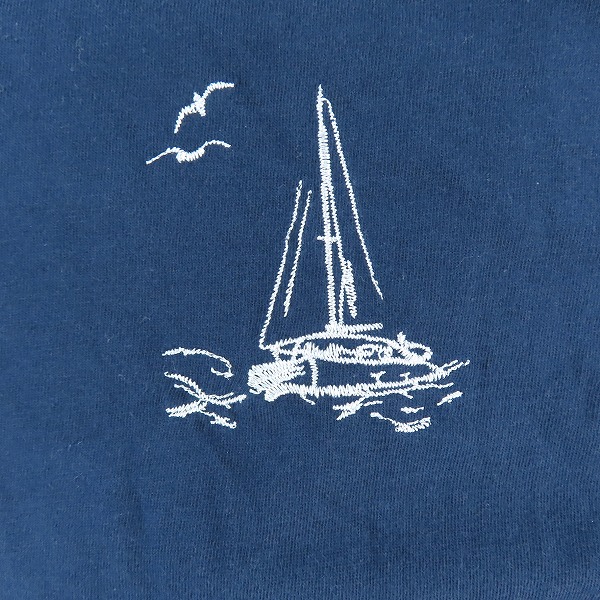 実際に弊社で買取させて頂いたHUGO BOSS/ヒューゴボス 半袖Tシャツ ヨット刺繍 10136613 XXXLの画像 3枚目