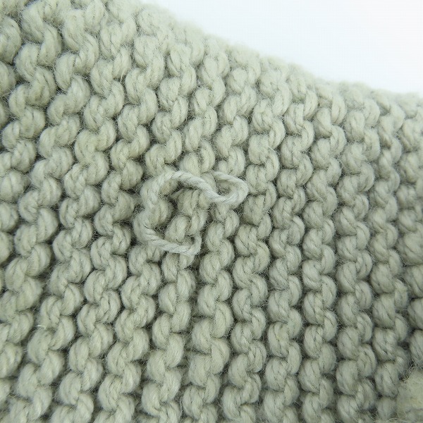 実際に弊社で買取させて頂いたJUNYA WATANABE MAN/ジュンヤワタナベマンノースリーブ ニット ベスト AD2004 WO-N002/Lの画像 4枚目