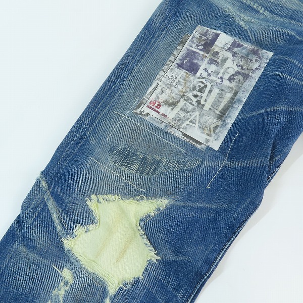 実際に弊社で買取させて頂いたLevi's/リーバイス VINTAGE CLOTHING 501XX 1966モデル SONIC CRUSH/ソニッククラッシュ 66501-0049/W34L36の画像 7枚目