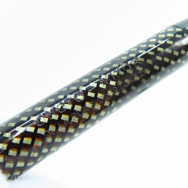 実際に弊社で買取させて頂いたWARRANTED/ワランテッド ペン先刻印14ct 総柄 ヴィンテージ万年筆の画像 4枚目