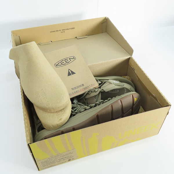 実際に弊社で買取させて頂いたKEEN/キーン UNEEK/ユニーク サンダル 1025169/25.5の画像 6枚目