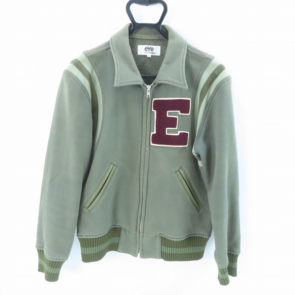 実際に弊社で買取させて頂いたeye JUNYA WATANABE MAN/アイジュンヤワタナベマン ワッペン 開襟 スウェットジャケット WS-J903/SS