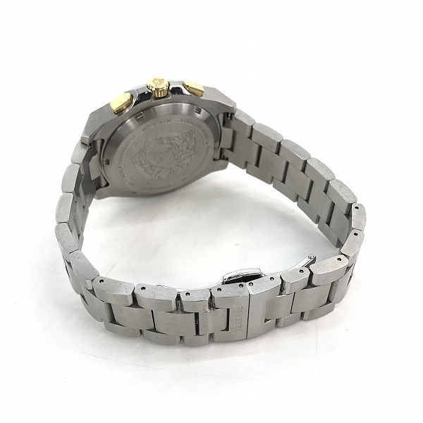 実際に弊社で買取させて頂いたVERSACE/ヴェルサーチ メデューサ クォーツ腕時計 VE3CAの画像 2枚目