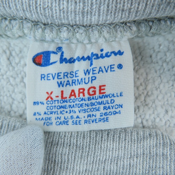 実際に弊社で買取させて頂いたChampion/チャンピオン 90S REVERSE WEAVE/リバースウィーブ DAVIDSON スウェット/XLの画像 2枚目