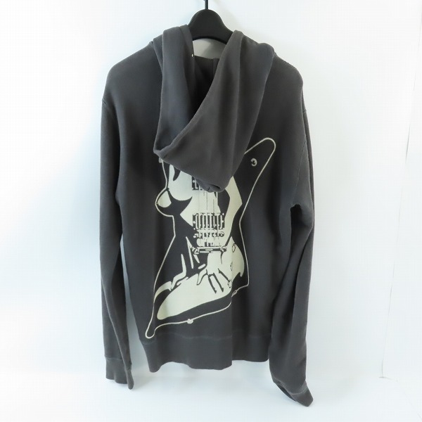 実際に弊社で買取させて頂いたHYSTERIC GLAMOUR/ヒステリックグラマー  バックプリント ZIP UPパーカー 4CF-1762/Mの画像 1枚目